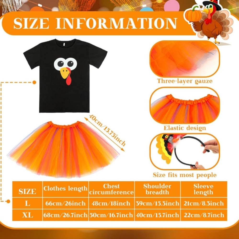 Turkey Costume for Women - Picture 3 of 3